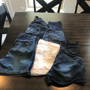 5 pair maternity short lot